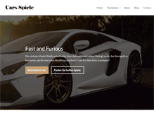 Tablet Screenshot of cars-spiele.com